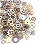 DAHI 150g steampunk antique engrenages pendentif horloge roue de roue pour l'artisanat