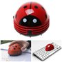 Jzhen Mini Aspirateur de Table électrique,Mini Aspirateur a Main Collecteur de Poussière Forme de Coccinelle Bureau