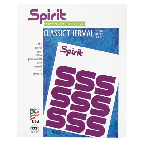 Spirit® Lot de 100 feuilles de papier transfert thermique classique 21