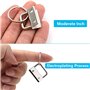 HAOBIN Key Fob Hardware Keychain Convient Aux éTiquettes à Clipser Manuelles Telles Que Les Bracelets De Poche,Cordons, Etc.Peut