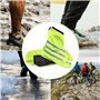 Maxentico Surchaussures Velo avec Bandes Réfléchissantes, Protection Pluie Chaussures Velo Réutilisable, Couvre Chaussure Velo P