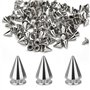 OTTYMO 120 Pcs Rivets Coniques en Métal Rivet Cône à Visser Rivet Tête Conique Rivets Décoratifs Antirouilles Rivet Jeans de Sty