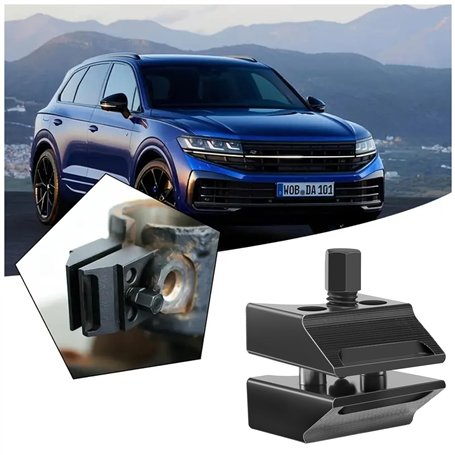 Outil universel d'épandage de jambe de suspension - conception durable en acier à deux têtes pour le système de suspension à moy