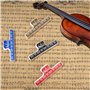 Clips de partition de Musique, 4 Pièces Note de Musique Clips Page Support Clamp Plastique Outil de Fichier pour Piano Livre Pin