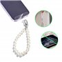 Oruiiju Chaîne de téléphone portable universelle,Bracelet de téléphone portable en perles,2 Pcs Bracelet Téléphone Perle Chaîne