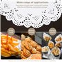 Cisolen 300 pièces Napperons en Papier Dentelle Nappe Ronde en Papier Décoration de Table d'anniversaire d'mariages élégant (3 T