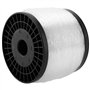 HEIHAK Fil de pêche en nylon transparent solide avec 200 boucles à sertir en aluminium pour accrocher des photos et des travaux