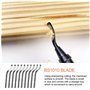 Frevoitna Outil d'Ébavurage Manuel, Ebavureur avec 10 BS1010 Lames de Rechange, Stylo Ebavureur, 360° Rotatif Deburr Burr Remove