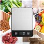 Newaner 10kg/1g Balance de cuisine precision Électronique, inoxydable pese aliment cuisine avec affichage LED et fonction tare, 