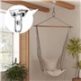 Relota Crochet Plafond Lourds Acier Inoxydable 450 kg capacité 360 ° Rotation, Crochets balancoire Suspension avec Vis Fixation 