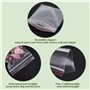 PandaHall- Lot de 200 Sachets Zip Plastique Transparent 7x5cm Mini Sachet Zip Sac de Rangement à Fermeture éclair refermable pou