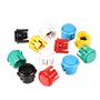 EG STARTS Manette USB pour jeu PC 2 joueurs 2 x 5 broches + 4 x boutons poussoirs 24 mm + 16 x boutons 30 mm pour jeux d'arcade 