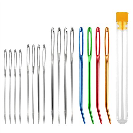 iCovalescent 16 Pcs Aiguilles Couture Gros Chas