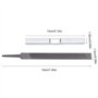 Wifehelper 2pcs Trousse d'Outils d'affûtage de Tronçonneuse Universelle, Fichier de Fichier Plat Jauge de Profondeur pour Le Tra