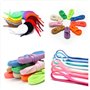 24 Paires de Lacets Plats, Lacets Plats Tissés Multicolores de 120cm de Long pour Baskets Bottes de Marche Chaussures de Skate B