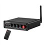 AIYIMA Amplificateur stéréo B01 Bluetooth 5.0 Digital 2.1 - Amplificateur Audio 50 W x 2 + 100 W Sub avec USB