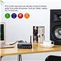 AIYIMA Amplificateur stéréo B01 Bluetooth 5.0 Digital 2.1 - Amplificateur Audio 50 W x 2 + 100 W Sub avec USB