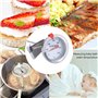 Cuisson Thermomètre Sonde Thermomètre BBQ Thermomètre de ménage Thermomètre en Acier Thermomètre de Cuisine Thermomètre Inoxydab