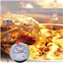 Cuisson Thermomètre Sonde Thermomètre BBQ Thermomètre de ménage Thermomètre en Acier Thermomètre de Cuisine Thermomètre Inoxydab