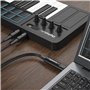 DigitalLife MIDI USB Interface 5-PIN DIN (1 Entrée/1 Sortie) pour Clavier Électronique - Compatible Windows 11 et macOS 15 (Mode