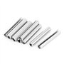 sourcing map Goupille à Ressort Fendue M6 x 40 mm en acier inoxydable 304 Rouleau Cheville broche Argenté 10pcs
