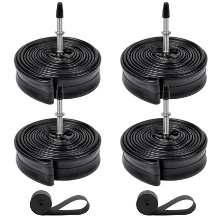 4PCS 35/43-622 Chambres à air 700CX35C/43C FV48mm Valve Kompatible 28 Pouces/700C Chambre à air 28x1.40 28x1.50 28x1.60 700x35C