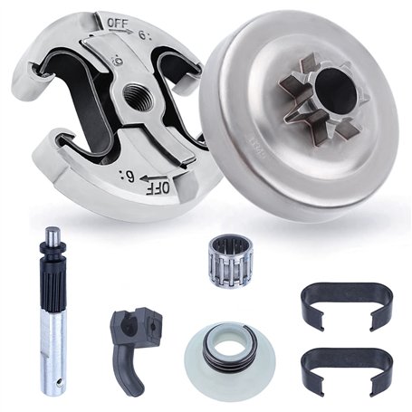 Adefol Pignon et Embrayage pour Husqvarna 345 445 340 450