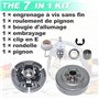 Kit de 3/8" Pignon Embrayage pour Stihl 017 018 MS170 MS180 021 023 025 MS210 MS230 MS250, ADEFOL Pignon + Tambour d'embrayage +