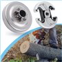 Kit de Pignon pour Husqvarna 445 445II 450 450II Tronçonneuse, ADEFOL .325 Pignon (7 dents) avec Embrayage + Griffe + Pompe à Hu