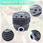 Adefol Nikasil plaqué 50 mm Cylindre Piston Roulement à Aiguilles Joint Kit pour Husqvarna 365 371 372 XP 362 Tronçonneuse Pièce