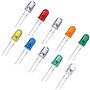 100 Pièces Diodes Électroluminescentes Diode Led 10 Couleurs 5 mm