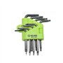 Lot de 9 Mini Clés Hexagonales Torx de Petite Taille Tournevis Etoile T5 T6 T7 T8 T9 T10 T15 T20