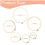6 Pcs Tambours à Broder, ELEPRUC Bambou Tambour Broderie, Cercle de Broderie, Réglable Cercle a Broder, Tambour Broderie pour Ar