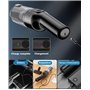 Vankarr Aspirateur Voiture Puissant 16000Pa Mini Aspirateur à Main sans Fil Rechargeable avec Filtre HEPA USB Aspirateur de Tabl