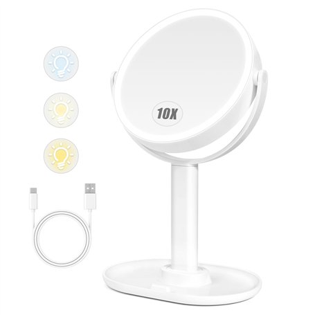 Vankarr Miroir Maquillage LED