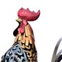 Tooarts Coq Sculpture en Métal Sculpté Maison Oeuvre d’Articles d’Ameublement
