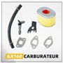 CarBole Carburateur GX160 avec Démarreur à Rappel, Bobine d'allumage et Filtre à Air pour Moteur GX140 GX168 GX200 5HP 5.5HP 6.5