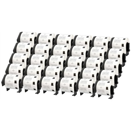 30 Compatibles Rouleaux DK11209 DK-11209 29mm x 62mm Papier Étiquettes Adresse pour Brother P-Touch QL-500 570 QL-700 QL-800 QL-