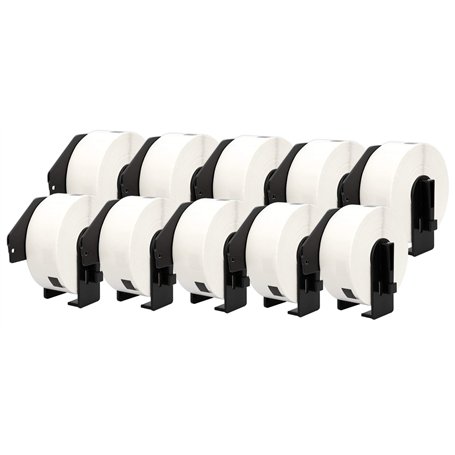 10x DK-11201 29 x 90 mm Compatibles Étiquettes d'adressage standard (400 Étiquettes par Rouleau) pour Brother P-Touch QL-1110NWB