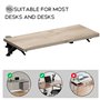 mongtsamz Support Clavier Réglables Extension Bureau, 2 Pièces Support de Plateau d'Extension Étagère Plateau de Clavier Pliable