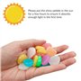 YSDMY Pierre Lumineuse Colorées 100 Pcs Cailloux Aquarium Decoration Galet Aquarium Fluorescent Probablement 1,8 à 3 cm Galets D