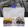 140 pièces/boîte de 8 mm de Diamètre Intérieur en Laiton Metal Ensembles Oeillets Kit d'Outils à Oeillets Eyelettes de Grommets 