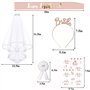 15PCS Enterrement de Vie de Jeune Fille Accessoire