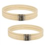 MANCHAP Lot de 10 cercles à broder en bois réglables de 30