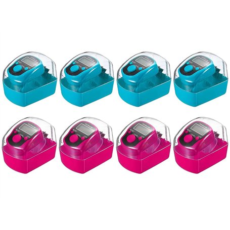 Hitopin 8PCS Compteur de Doigts LED