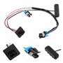 Dixhills Interrupteur d'ouverture de hayon arrière compatible avec Meriva B S10 Meriva Mk2 B S10 Remplacement pour 13422271 1335