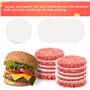 Skoye Presse à Hamburger 3 en 1, Presse à Hamburger farci avec 200 papiers à Hamburger pour Barbecue antiadhésif