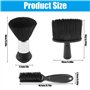 Brosse de Cou de Coiffure,3 PCS Brosses de Coupe de Cheveux Brosse Plumeau de Coiffeur Brosse de Nettoyage de Coiffure Brosse de