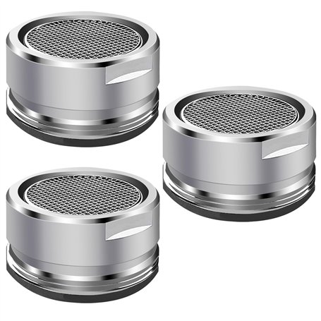 Mousseur Robinet M24-3 Pièces Filtre Robinet - Aerateur Robinet Economie Eau - Cuisine Filtre Robinet Avec Filtre en Acier Inoxy