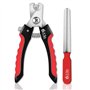 OCBA Coupe Ongles pour Chien Professionnel et Sécurisé Coupe Griffe pour Chien avec Lime à Ongles pour Petites